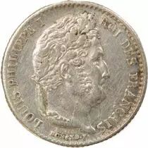 Louis Philippe I - 1/4 Silver Franc - 1845 A Paris