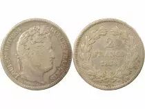 Louis Philippe I - 2 Silver Francs - 1836 BB Strasbourg