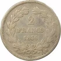 Louis Philippe I - 2 Silver Francs - 1836 BB Strasbourg