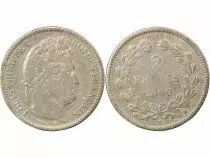 Louis Philippe I - 2 Silver Francs - 1840 B Rouen