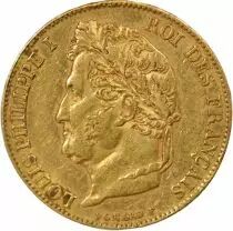 Louis Philippe I - 20 Gold Francs, Domard, Laureate head - 1840 A Paris
