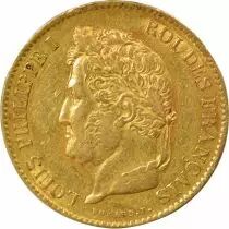 Louis Philippe I - 40 Gold Francs, Domard - 1833 A Paris