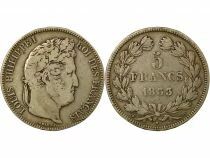 Louis-Philippe I - 5 Silver Francs - 1832 H La Rochelle