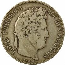 Louis-Philippe I - 5 Silver Francs - 1832 H La Rochelle