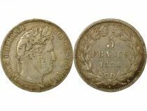 Louis-Philippe I - 5 Silver Francs - 1834 K Bordeaux