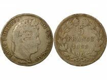 Louis-Philippe I - 5 Silver Francs - 1835 M Toulouse