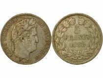 Louis-Philippe I - 5 Silver Francs - 1838 MA Marseille