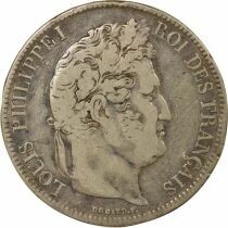 Louis-Philippe I - 5 Silver Francs, Domard - 1832 M Toulouse