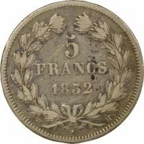 Louis-Philippe I - 5 Silver Francs, Domard - 1832 M Toulouse