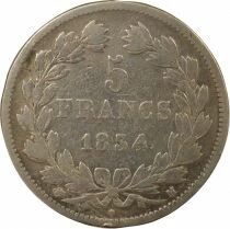 Louis-Philippe I - 5 Silver Francs, Domard - 1834 M Toulouse
