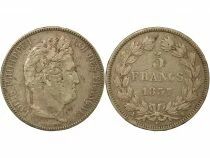 Louis-Philippe I - 5 Silver Francs, Domard - 1837 K Bordeaux