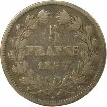 Louis-Philippe I - 5 Silver Francs, Domard - 1837 MA Marseille
