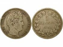 Louis-Philippe I - 5 Silver Francs, Domard - 1838 K Bordeaux