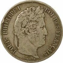Louis-Philippe I - 5 Silver Francs, Domard - 1838 K Bordeaux