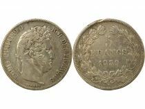 Louis-Philippe I - 5 Silver Francs, Domard - 1839 K Bordeaux