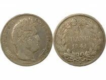 Louis-Philippe I - 5 Silver Francs, Domard - 1841 K Bordeaux