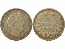 Louis-Philippe I - 5 Silver Francs, Domard - 1842 K Bordeaux