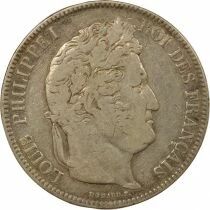 Louis-Philippe I - 5 Silver Francs, Domard - 1842 K Bordeaux