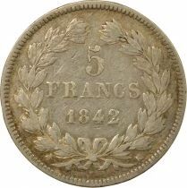 Louis-Philippe I - 5 Silver Francs, Domard - 1842 K Bordeaux