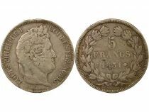 Louis-Philippe I - 5 Silver Francs, Domard, Raised Edge - 1831 D Lyon