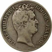 Louis Philippe I - 5 Silver Francs, Hollowed Edge - 1831 T Nantes
