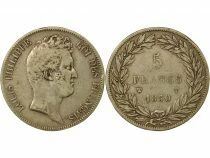 Louis-Philippe I - 5 Silver Francs, Incused Edge - 1830 W Lille