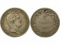 Louis-Philippe I - 5 Silver Francs, Raised Edge - 1830 A Paris