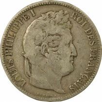 Louis-Philippe I - 5 Silver Francs, Raised Edge - 1831 D Lyon