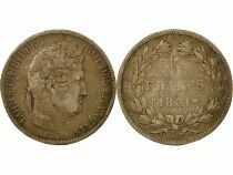 Louis-Philippe I - 5 Silver Francs, Raised Edge - 1831 D Lyon