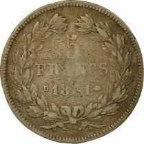 Louis-Philippe I - 5 Silver Francs, Raised Edge - 1831 D Lyon