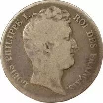 Louis Philippe I - Silver Franc, Bare Head - 1831 T Nantes