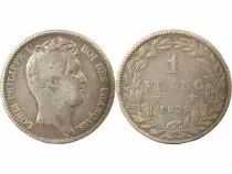 Louis Philippe I - Silver Franc, Bare Head - 1831 W Lille