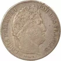 Louis Philippe I - Silver Franc, Laureate Head - 1834 D Lyon