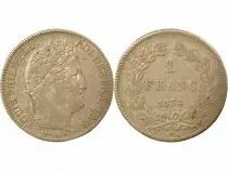Louis Philippe I - Silver Franc, Laureate Head - 1834 W Lille