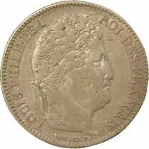 Louis Philippe I - Silver Franc, Laureate Head - 1834 W Lille