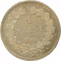 Louis Philippe I - Silver Franc, Laureate Head - 1839 K Bordeaux