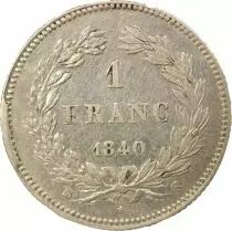 Louis Philippe I - Silver Franc, Laureate Head - 1840 K Bordeaux
