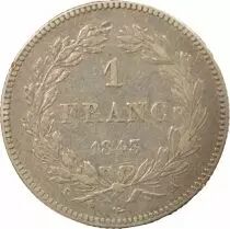 Louis Philippe I - Silver Franc, Laureate Head - 1843 A Paris