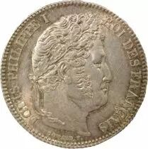Louis Philippe I - Silver Franc, Laureate Head - 1844 K Bordeaux