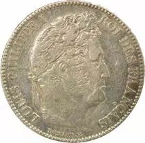 Louis Philippe I - Silver Franc, Laureate Head - 1845 W Lille