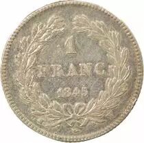 Louis Philippe I - Silver Franc, Laureate Head - 1845 W Lille