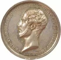 Louis Philippe I - Silver Token, Gift friom the Count of Paris - 1845