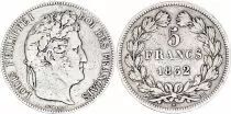 Louis Philippe Ier - 5 Silver Francs 1832 BB Strasbourg \ Type Domard, Tr Relief\ 