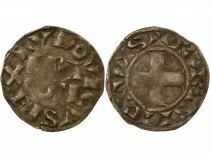 Louis VII - Silver Denier, Parisis, 3rd Type - 1149 / 1163