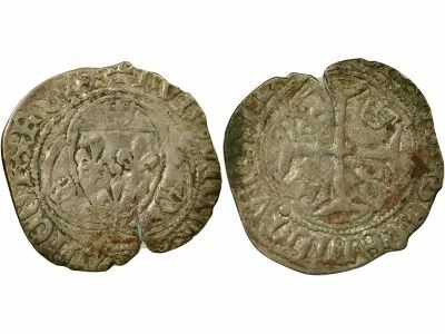 Louis XI - Blanc with Crown - 1461 / 1483 Saint L�