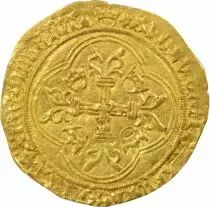 Louis XI - Gold Ecu with Crown - 1461 / 1479 P Perpignan