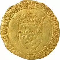 Louis XII - Gold Ecu with Sun - 1498 / 1507 Lyon