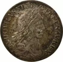 Louis XIII - 1/4 Silver Ecu, 2nd Bust of Warin - 1642 A Paris
