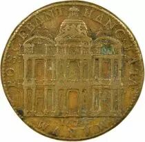 Louis XIII - Brass Medal, Louvre, Pierre Regnier - 1624