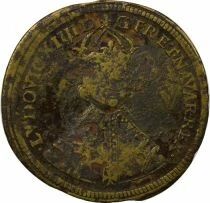 Louis XIII - Brass Token, Conrad Lauffer - 1643 / 1668 Nuremberg